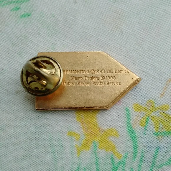 Vintage Superman 50th Anniversary Stamp Pin - Picture 5 of 7